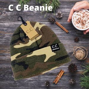 Unisex Camouflage Short Beanie